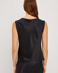 LILLY SATIN CREPE TANK