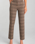 KELSEY MULTI STRIPED PLAID TROUSER