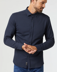 LONG SLEEVE KNIT SHIRT