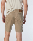 JACOB CROP GREIGE TWILL SHORTS