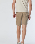 JACOB CROP GREIGE TWILL SHORTS