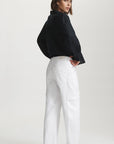 VINNIE WHITE CASUAL TWILL PANT