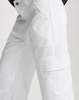 VINNIE WHITE CASUAL TWILL PANT