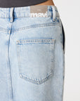 SAVINA BLEACHED DENIM SKIRT