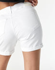 PIXIE WHITE FEATHER BLUE SHORTS