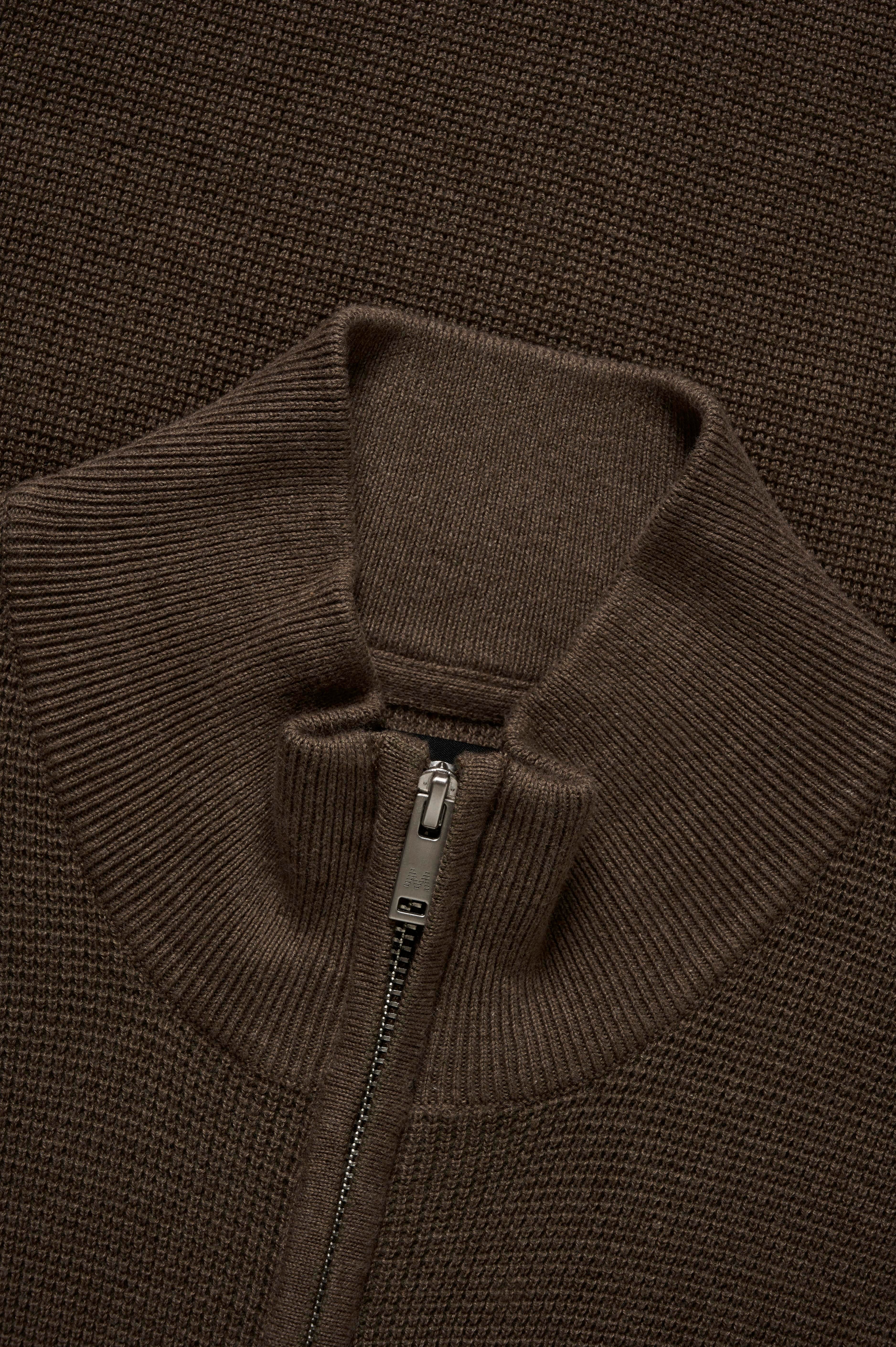 MALAGOON ZIP CARDIGAN