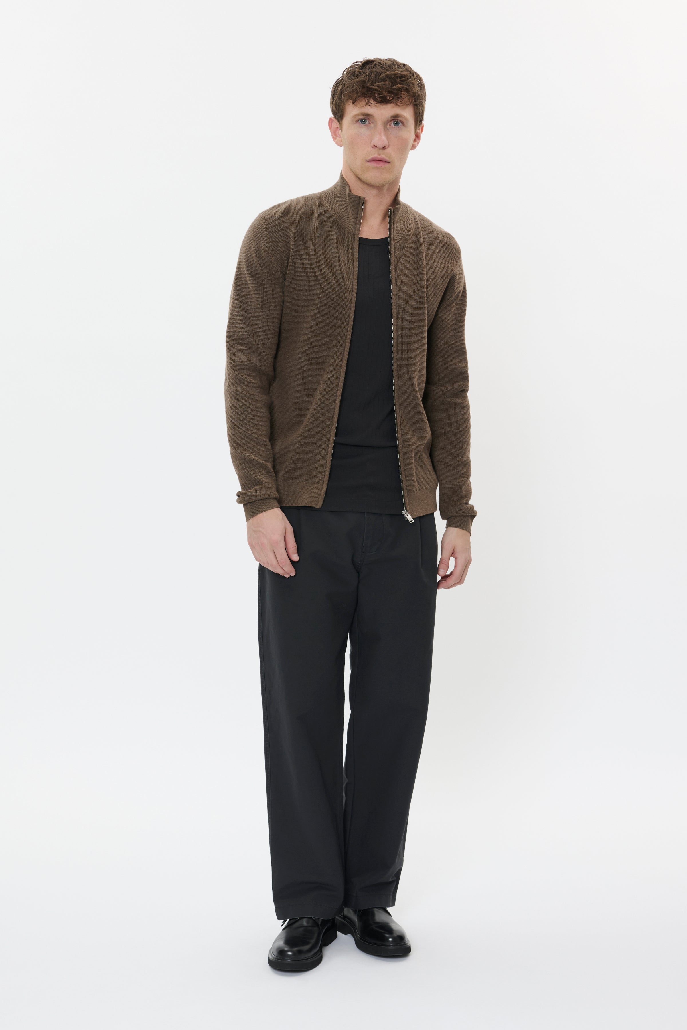 MALAGOON ZIP CARDIGAN