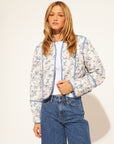 MARION QUILTED FLORAL REVERSIBLE JACKET