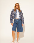MARION QUILTED FLORAL REVERSIBLE JACKET