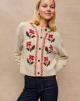 MAVIE FLORAL CARDI