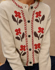 MAVIE FLORAL CARDI
