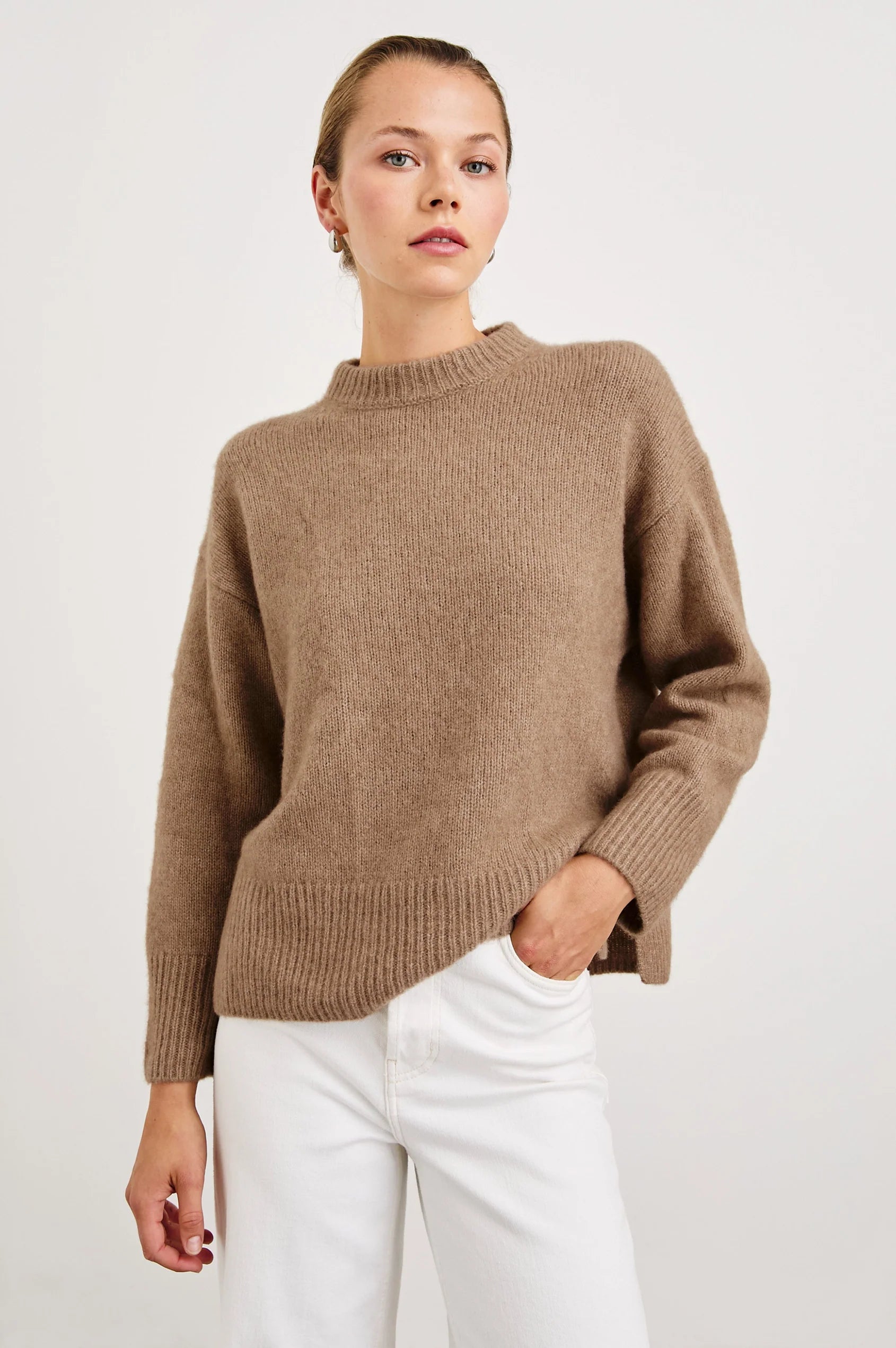 MIRANDA CASHMERE SILK BLEND PULLOVER