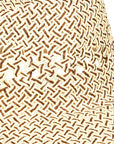 TWO TONE WOVEN SUNHAT
