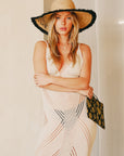CONTRAST TRIM SUNSHINE STRAW HAT
