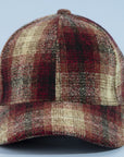 PLAID BALL CAP