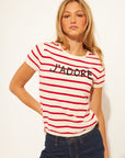 NICOLAS J'ADORE SHORT SLEEVE KNIT TOP