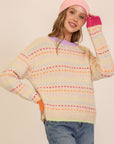 RAINBOW DOT SWEATER