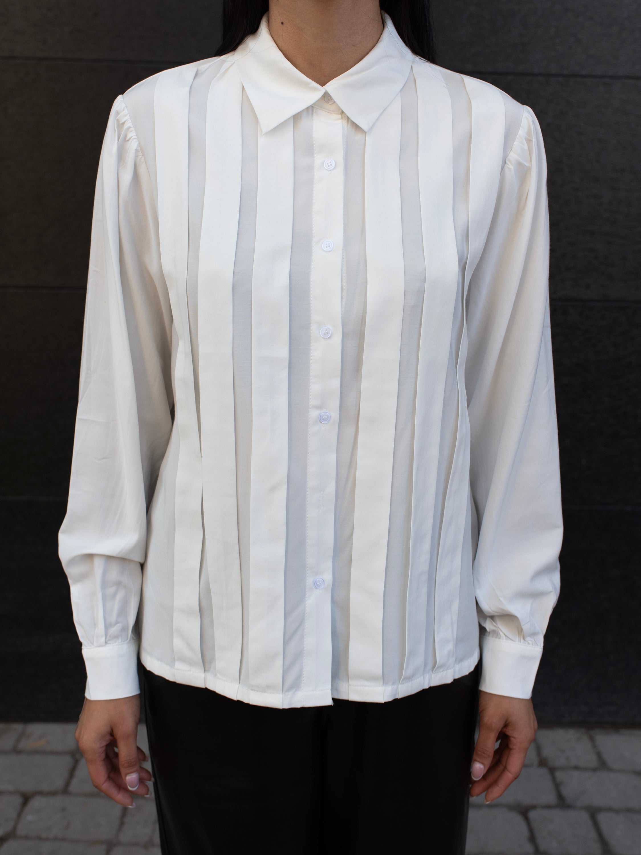 FOLD DETAIL LONG SLEEVE SHIRT
