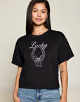 LUCKY HORSESHOE TEE