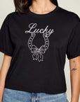 LUCKY HORSESHOE TEE