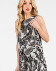 LEAF PRINT KEYHOLE TANK