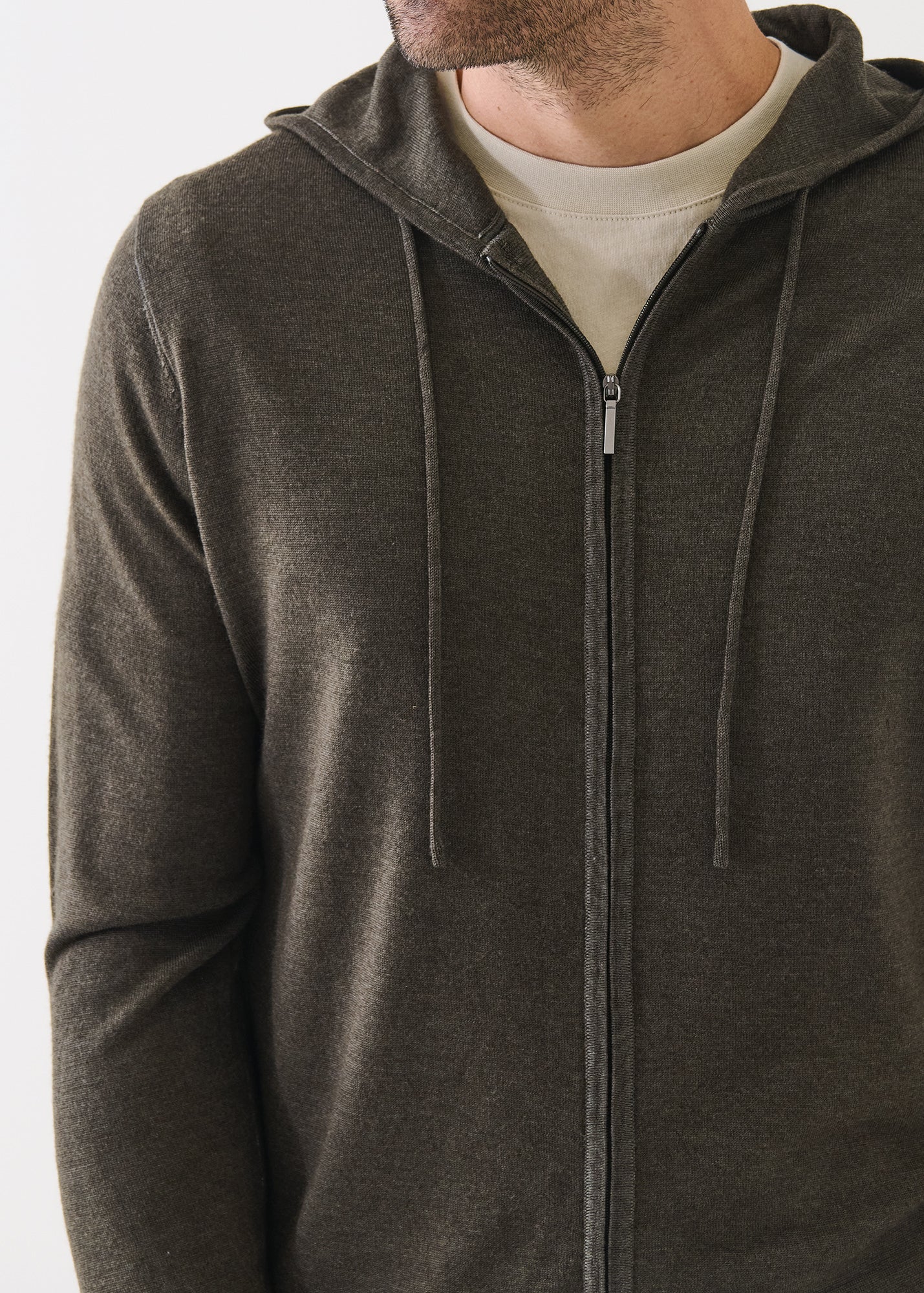 14GG XFINE MERINO ZIP UP HOODIE