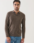 14GG XFINE MERINO OPEN COLLAR POLO