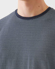 GEO RECTANGLE ALL OVER PRINT CREW TEE