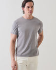 SHORT SLEEVE PIMA COTTON STRETCH VINTAGE WASH CREW TEE