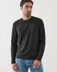 LONG SLEEVE PIMA VINTAGE CREW TEE