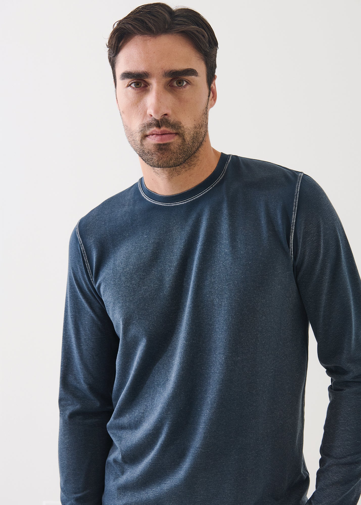 LONG SLEEVE PIMA VINTAGE CREW TEE