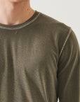 LONG SLEEVE PIMA VINTAGE CREW TEE