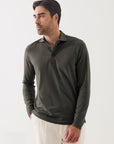LONG SLEEVE ICONIC PIMA STRETCH POLO