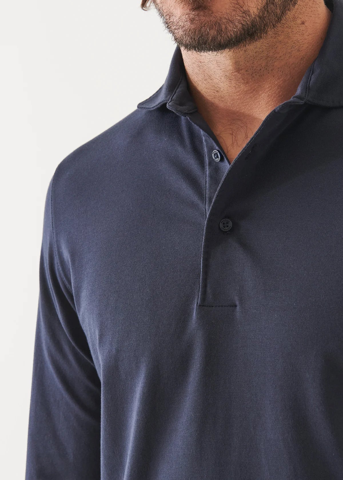LONG SLEEVE ICONIC PIMA STRETCH POLO