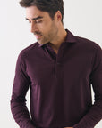LONG SLEEVE ICONIC PIMA STRETCH POLO