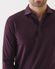 LONG SLEEVE ICONIC PIMA STRETCH POLO