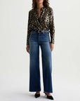 SAIGE MID-RISE WIDE LEG IN 14 YEARS BLUEGRASS