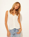 REMY POINTELLE SWEATER VEST