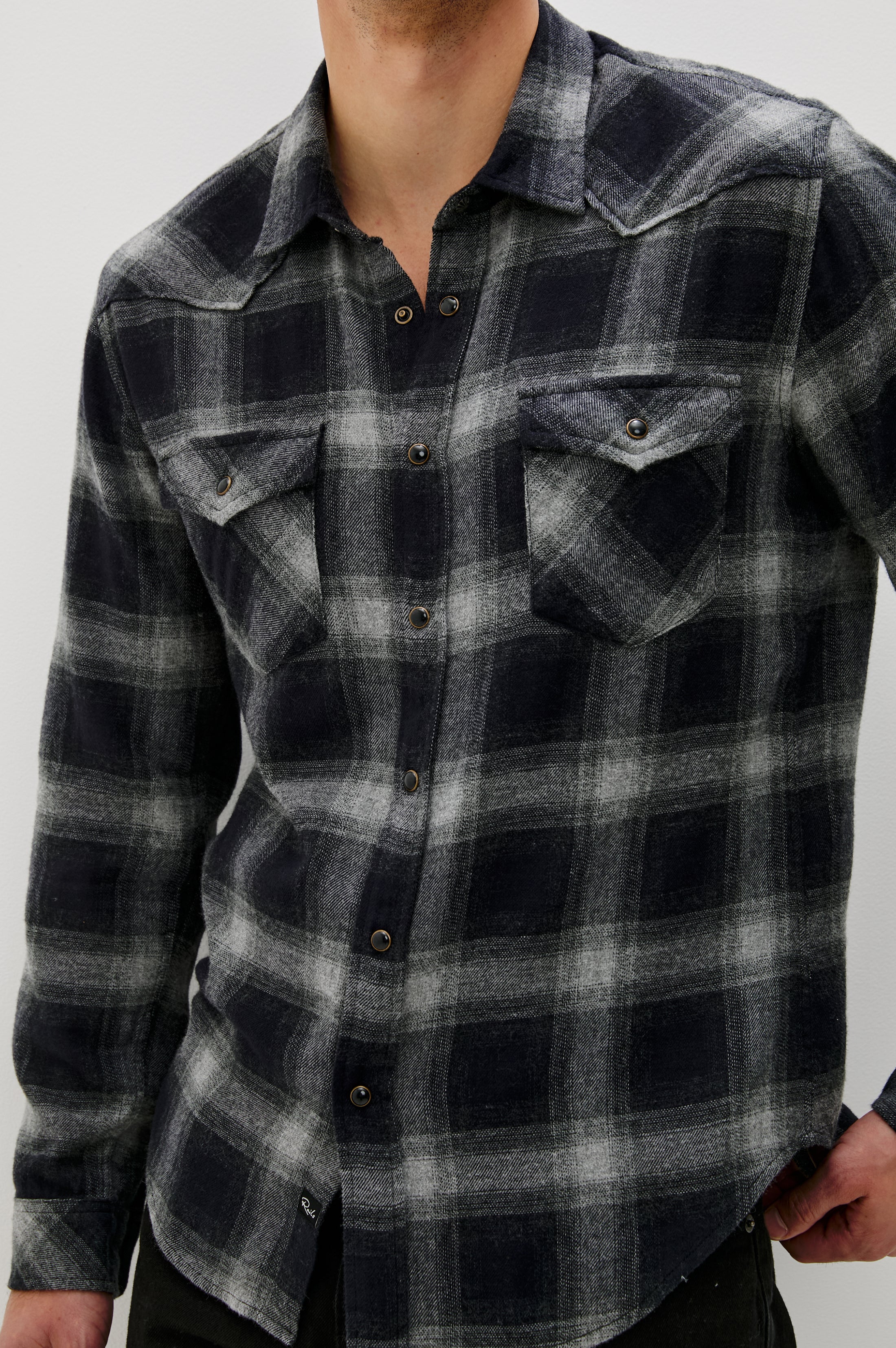 ROY BRUSHED PLAID SHIRT