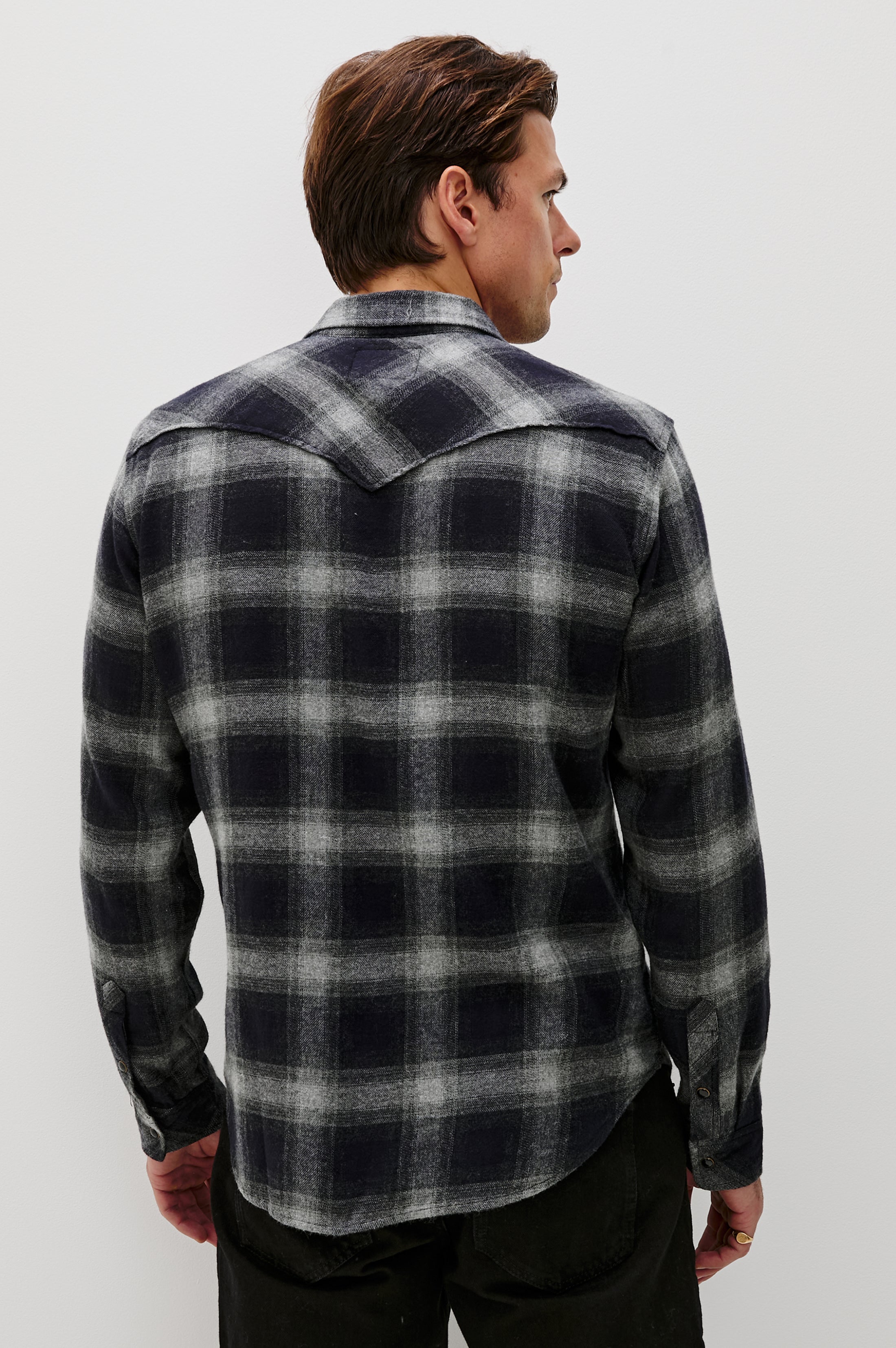 ROY BRUSHED PLAID SHIRT