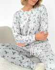 HOLIDAY DOG MARNA JERSEY PJ SET