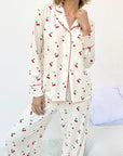 CHERRY TOSS FLORA PILLOWSOFT PJ SET