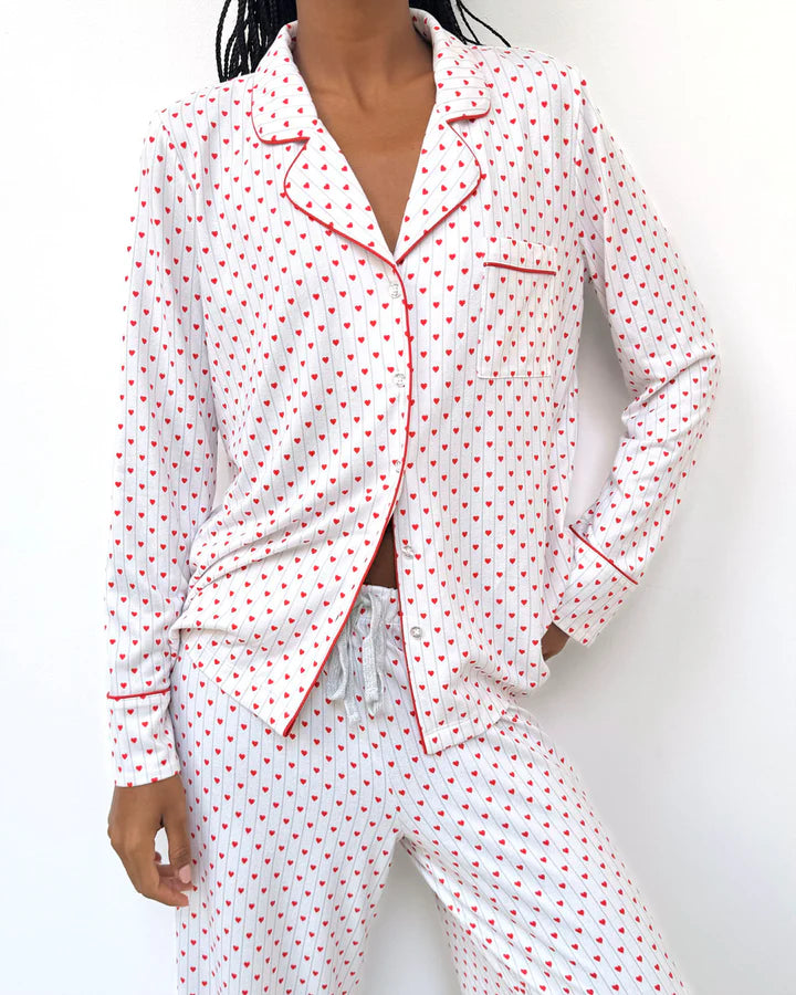 HOLIDAY HEARTS FLORA PILLOW SOFT PJ SET