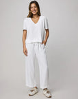 ANGIE CROP WIDE LEG PANT