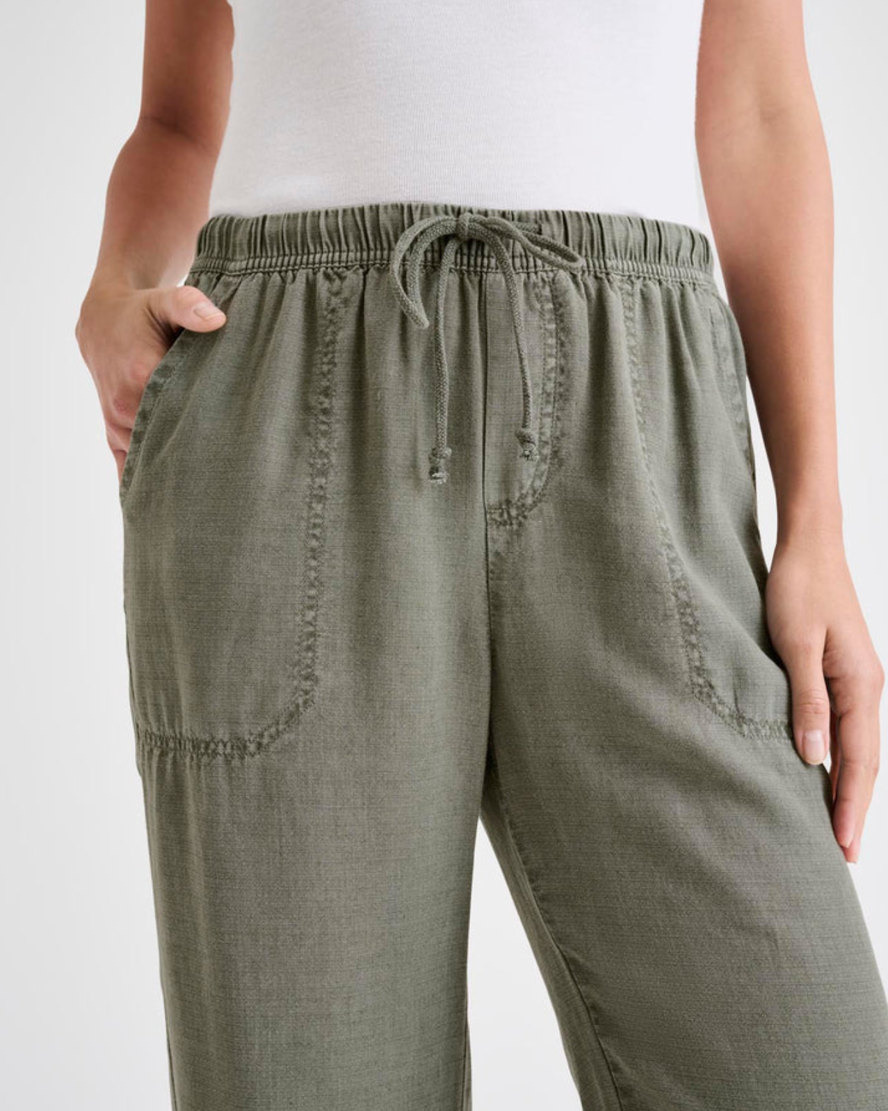 ANGIE CROP WIDE LEG PANT