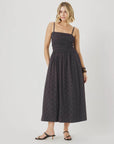 KENZIE GEO EYELET DRESS