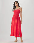 KENZIE GEO EYELET DRESS