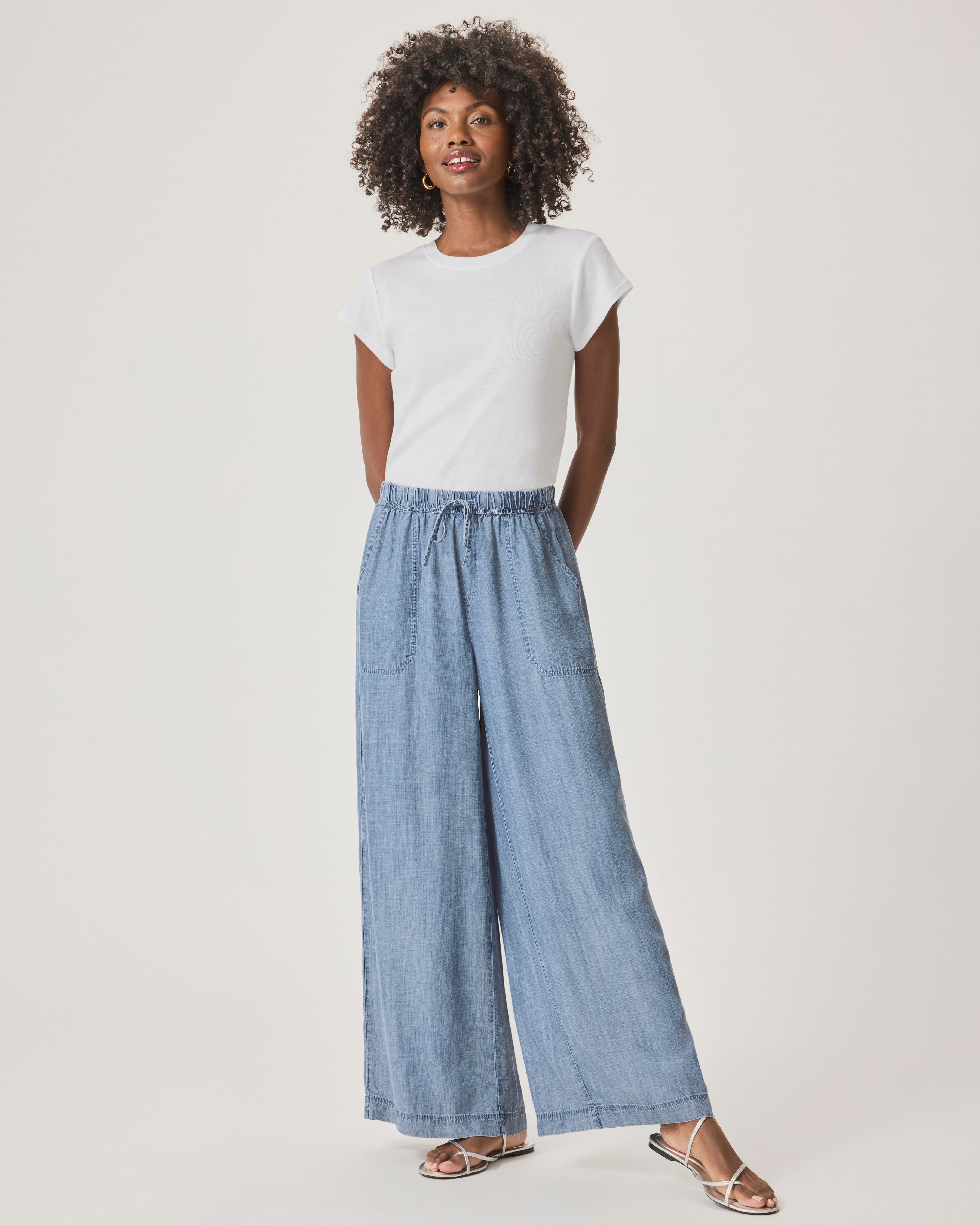 [COMPAGNO]★INSIDE INCISION WIDE PANTS CHS_CONTRAST STITCH WIDE