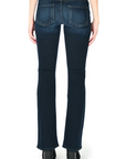 BELLADONNA MID RISE BOOT CUT IN MADERA BLUE