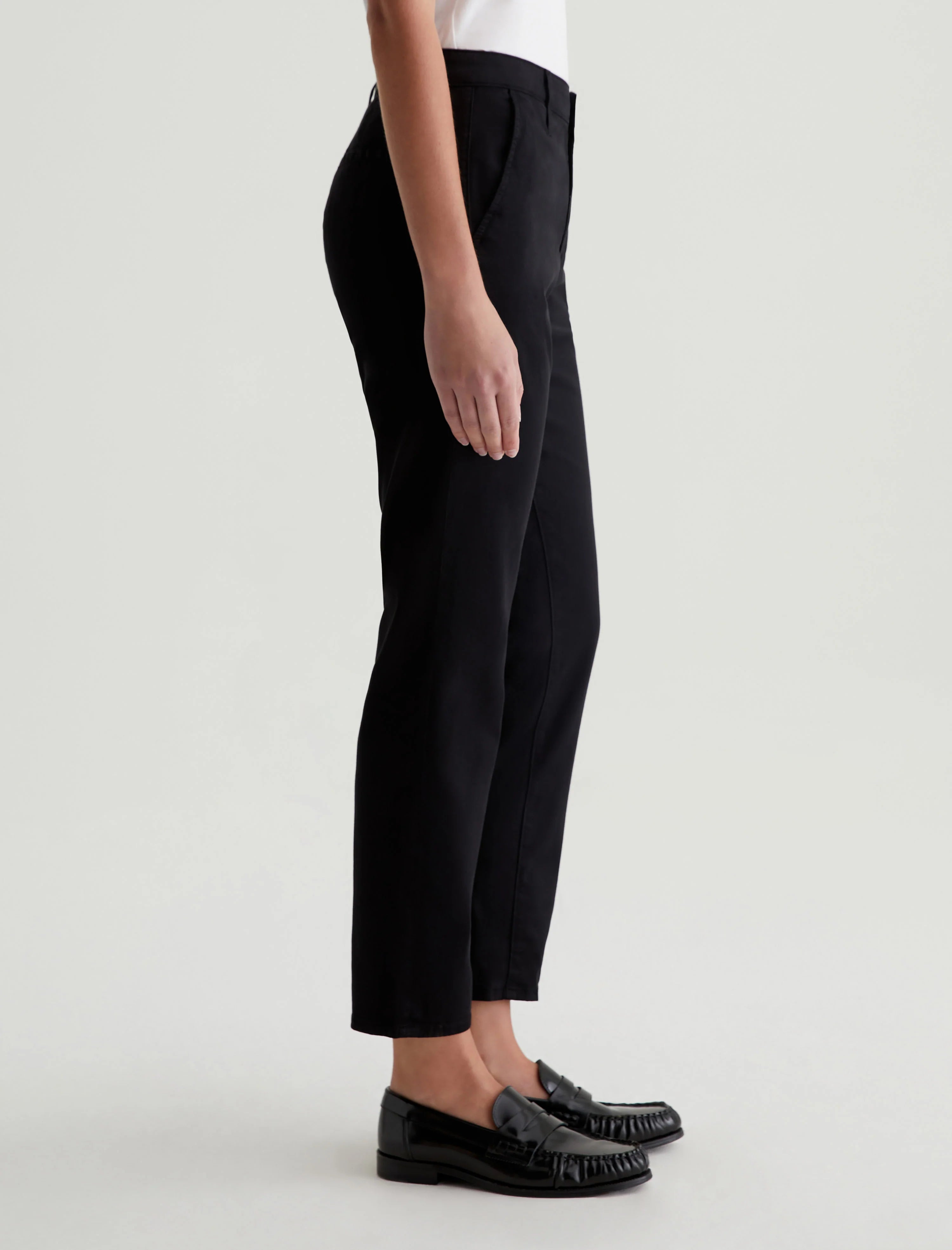 CADEN TAILORED TROUSER IN SUPER BLACK